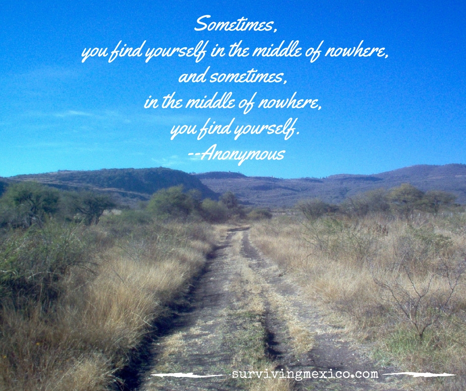 Sometimes, you find yourself in the middle of nowhere,and sometimes,