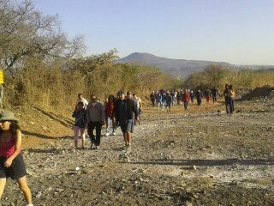 Hundreds make the pilgrimage to La Virgen de la Soledad during Semana Santa.