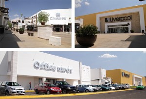 Strip mall where the passport office has been moved to.