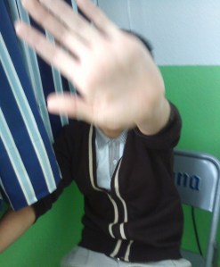 My son's back to school picture for 2016.